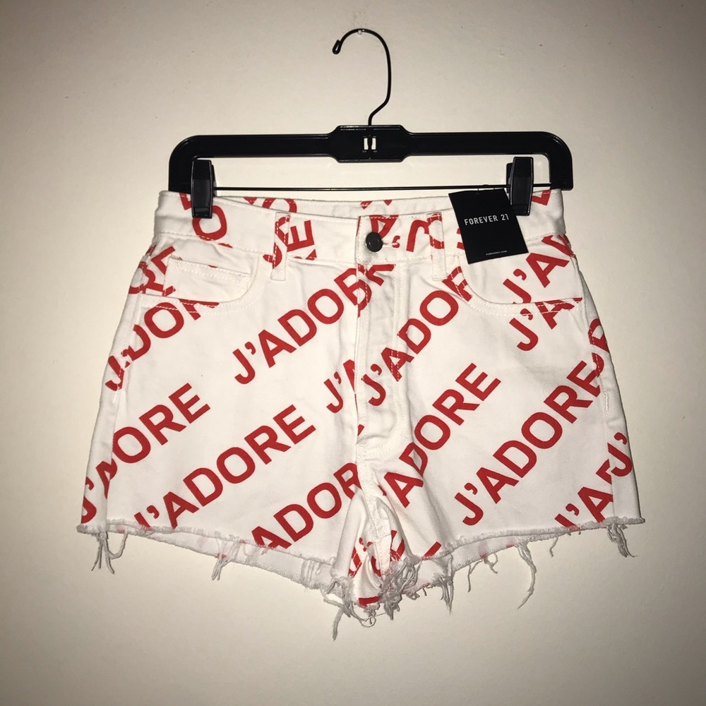 NWT FOREVER 21 J’ADORE SHORTS